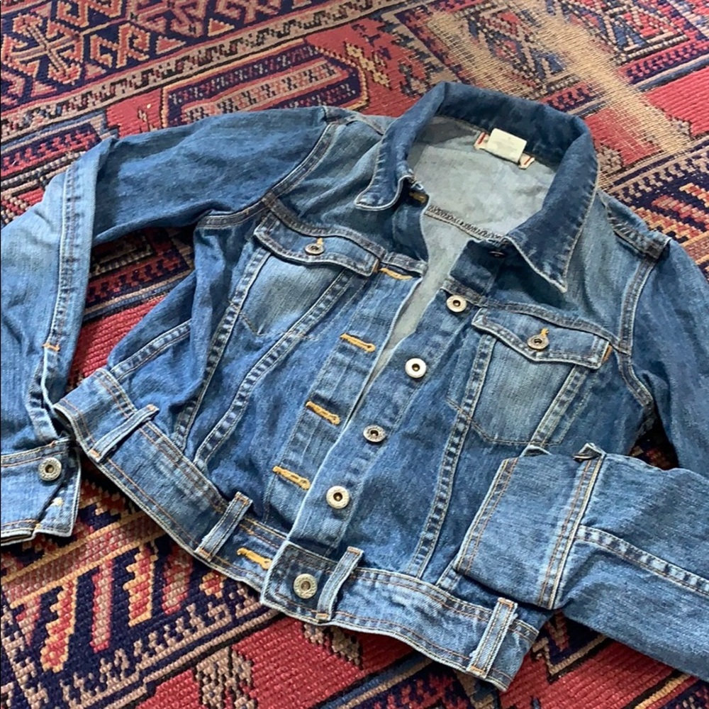 BDG USA 100% Cotton Cropped Denim Jacket Fits XS